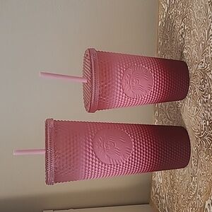 Starbucks Pink Ombre Tumblers
